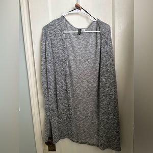Heather gray cardigan